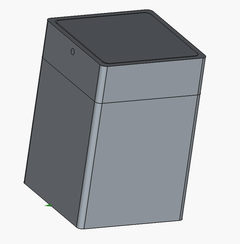 НАСТОЛЬНАЯ МУСОРКА С КРЫШКОЙ 150*150*220