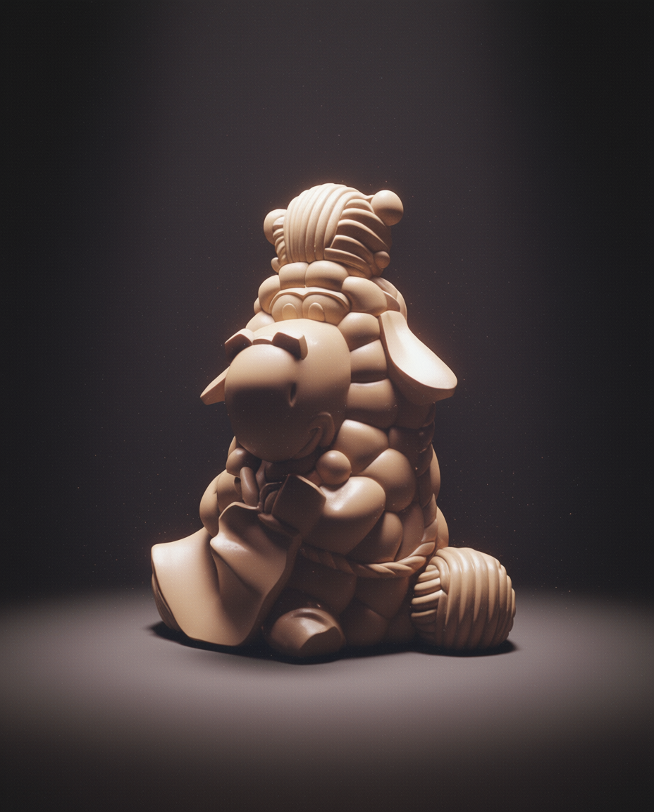 Бабушка-овца из киндер сюрприза