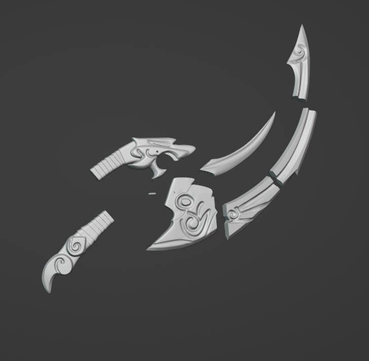 Клинок Дианы (скин Пиротехник) LoL