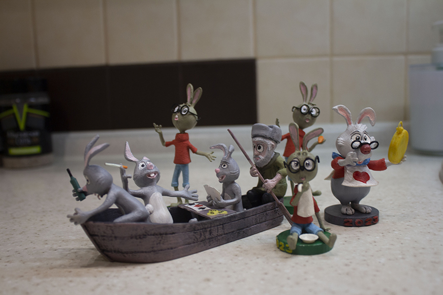 Кролики к новому году.