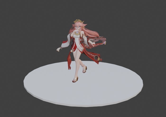 Yae Miko - Genshin Impact Printable Figure \ Яэ Мико - Геншин Импакт фигурка