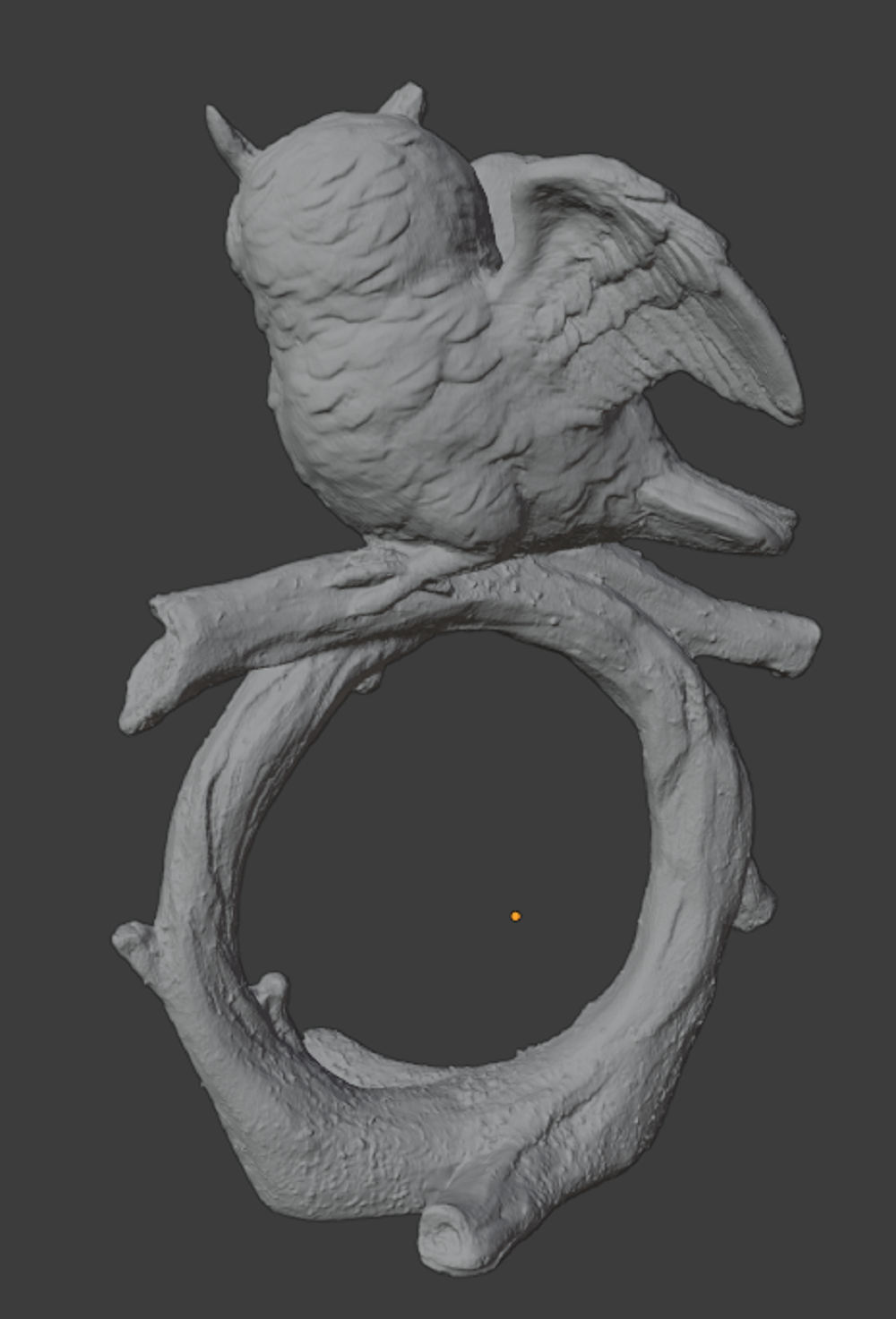 Сова на ветке