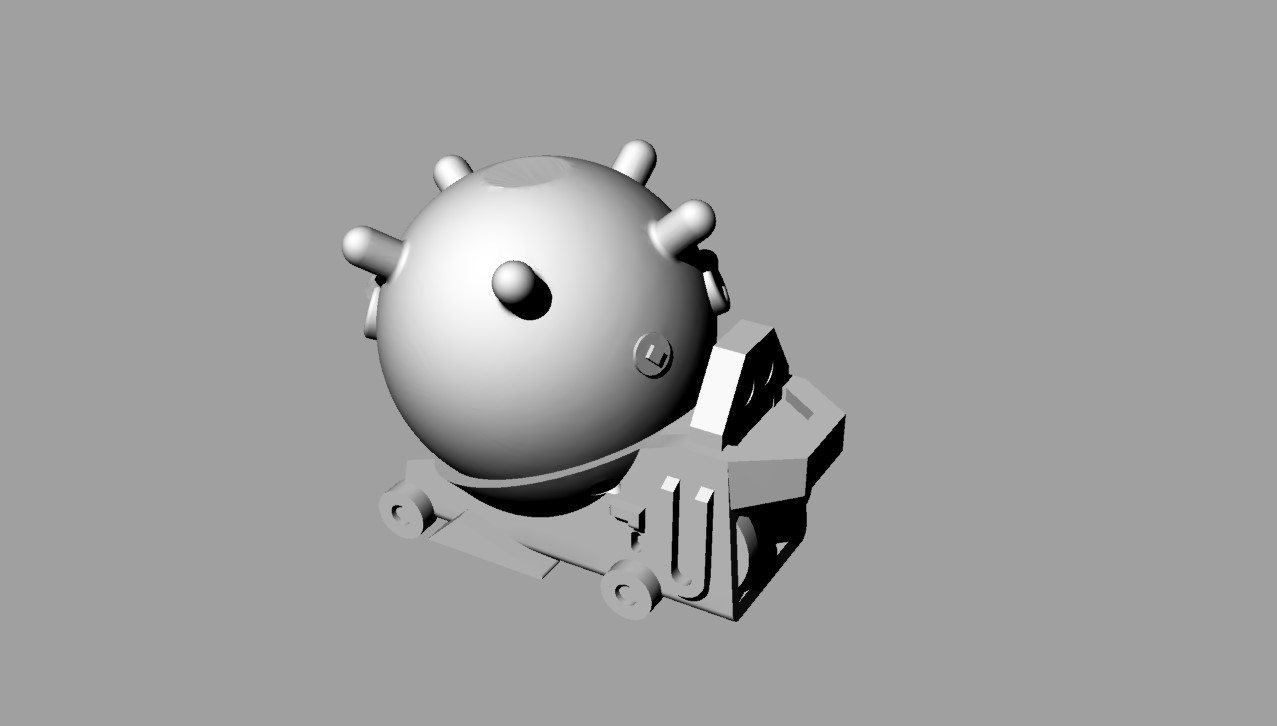 якорная мина обр. 1908/39   масштаб 1/350