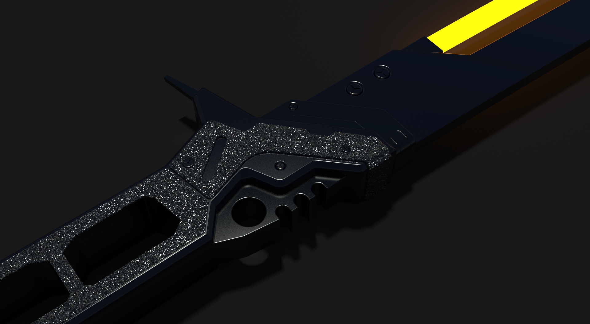 Cyberpunk 2077 Thermal Katana 3d model
