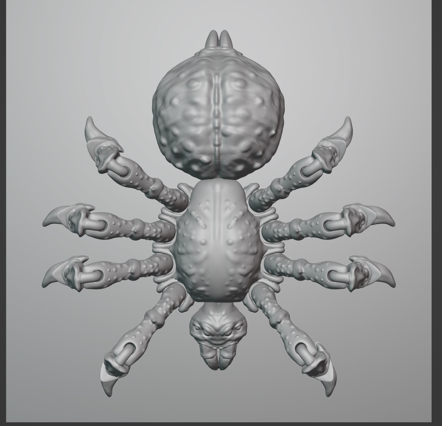 Паук подвижный stl