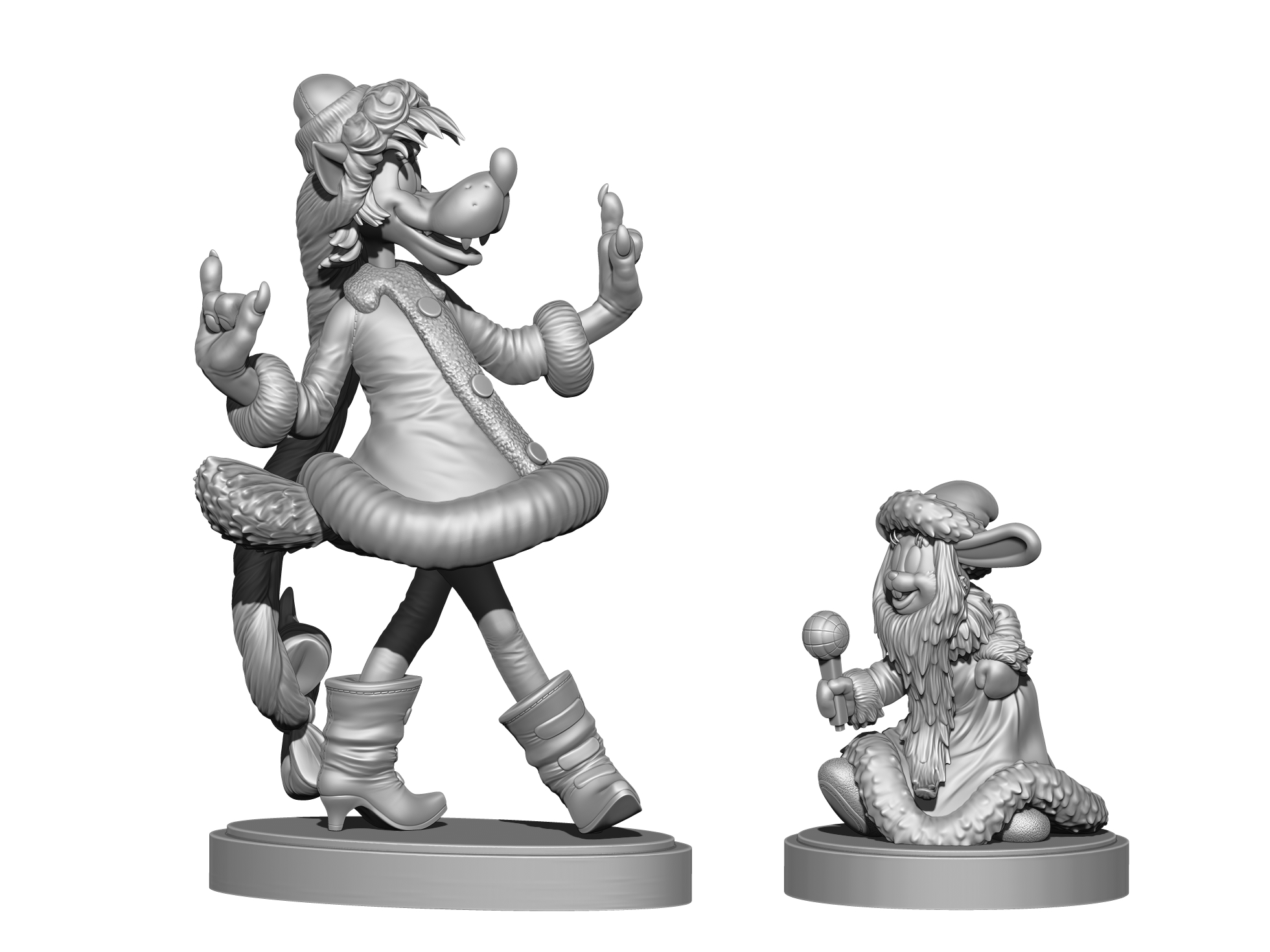 Ну, Дед Мороз, погоди! для 3д печати STL.