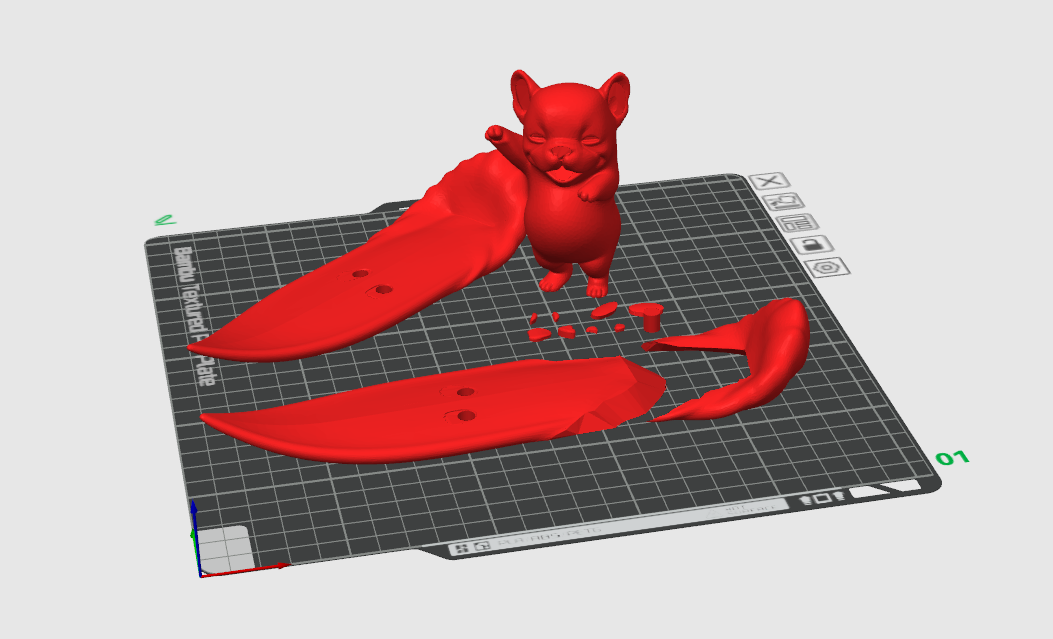 Мопс на серфе мем (chill dog) (pibble meme) (сборный и на магнитах)