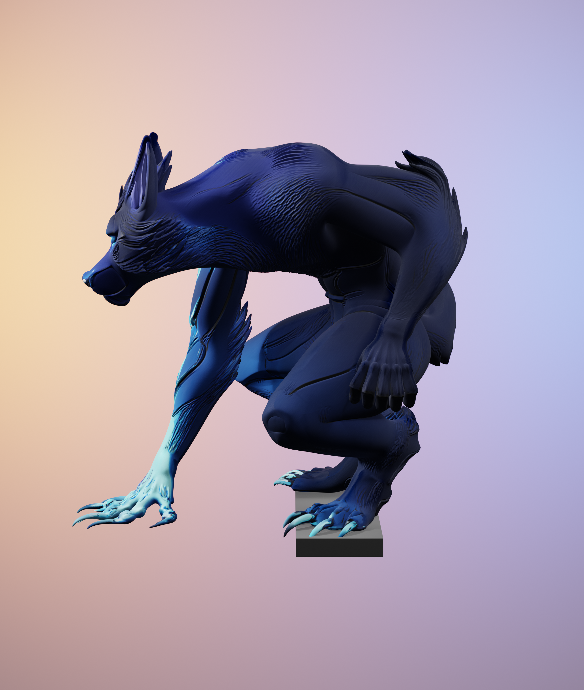 Мистический оборотень: Страж неоновой луны (STL)