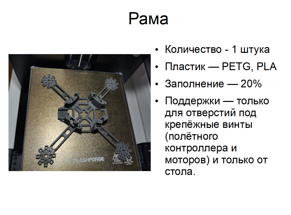 3D-модель дрона «Краб» (STL) — полный набор