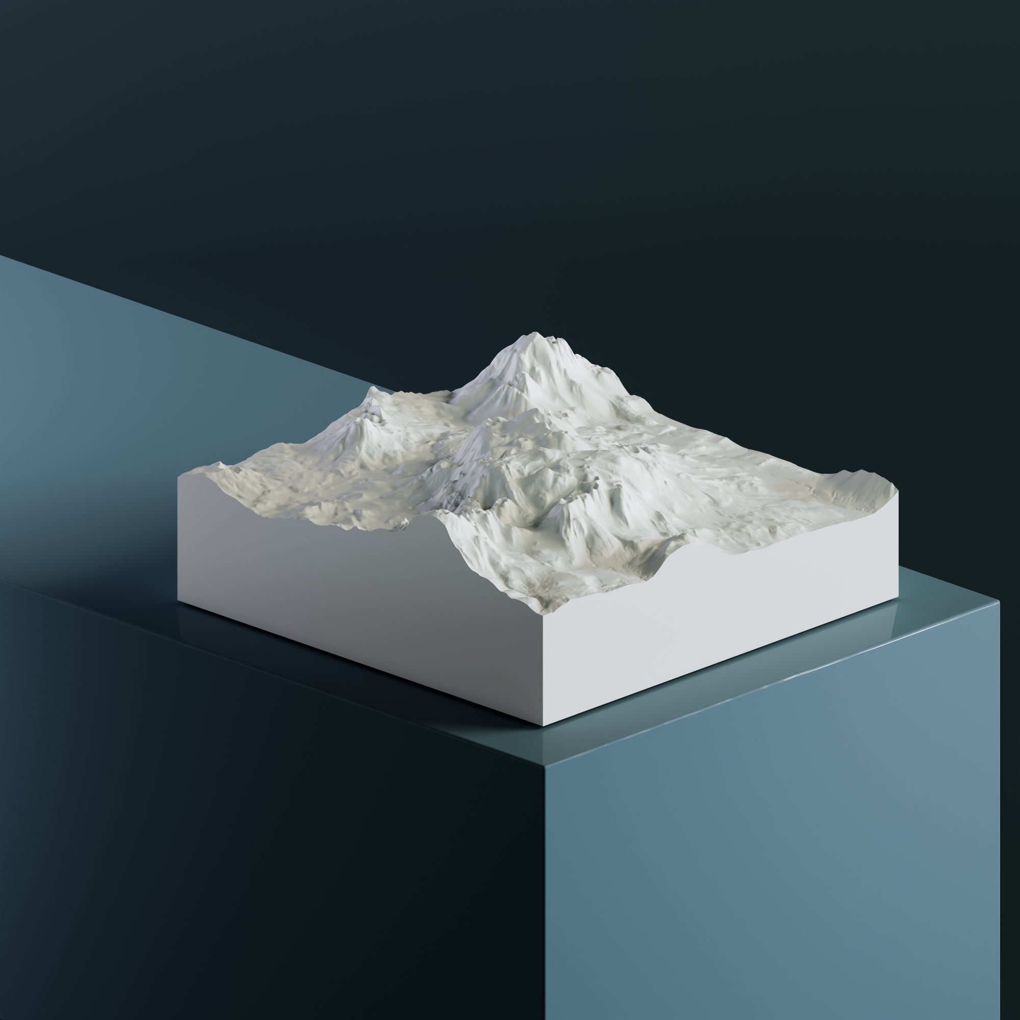 Охос-дель-Саладо 6 893 м 3D-модель, STL для печати