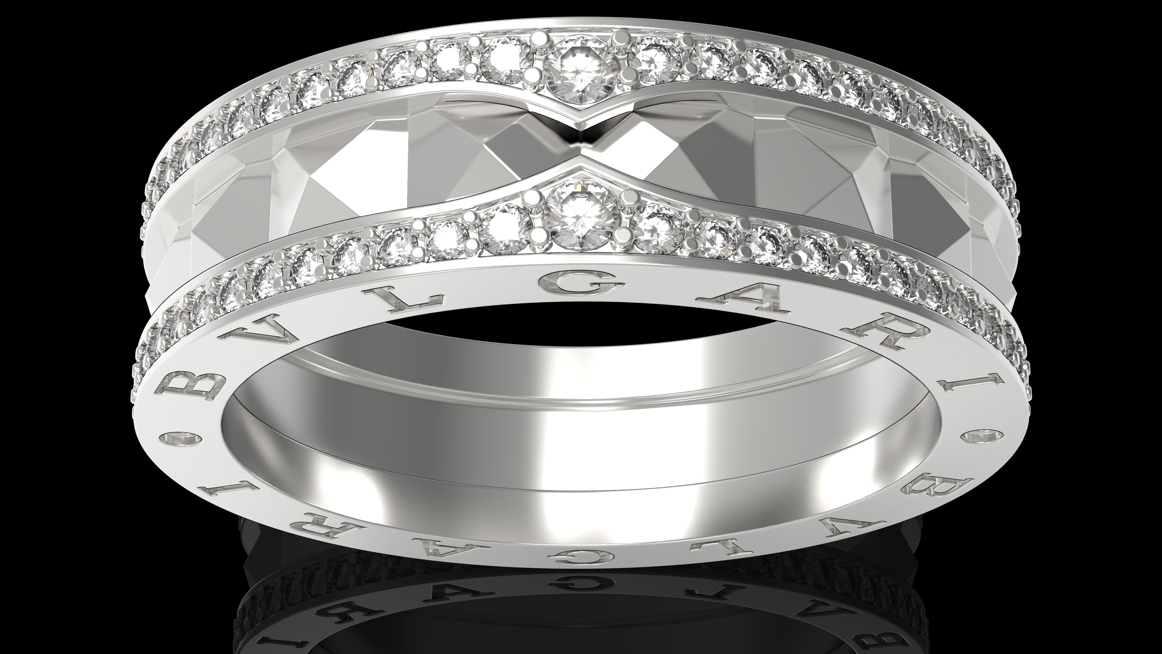 Кольцо Bvlgari BZero1 Rock 1