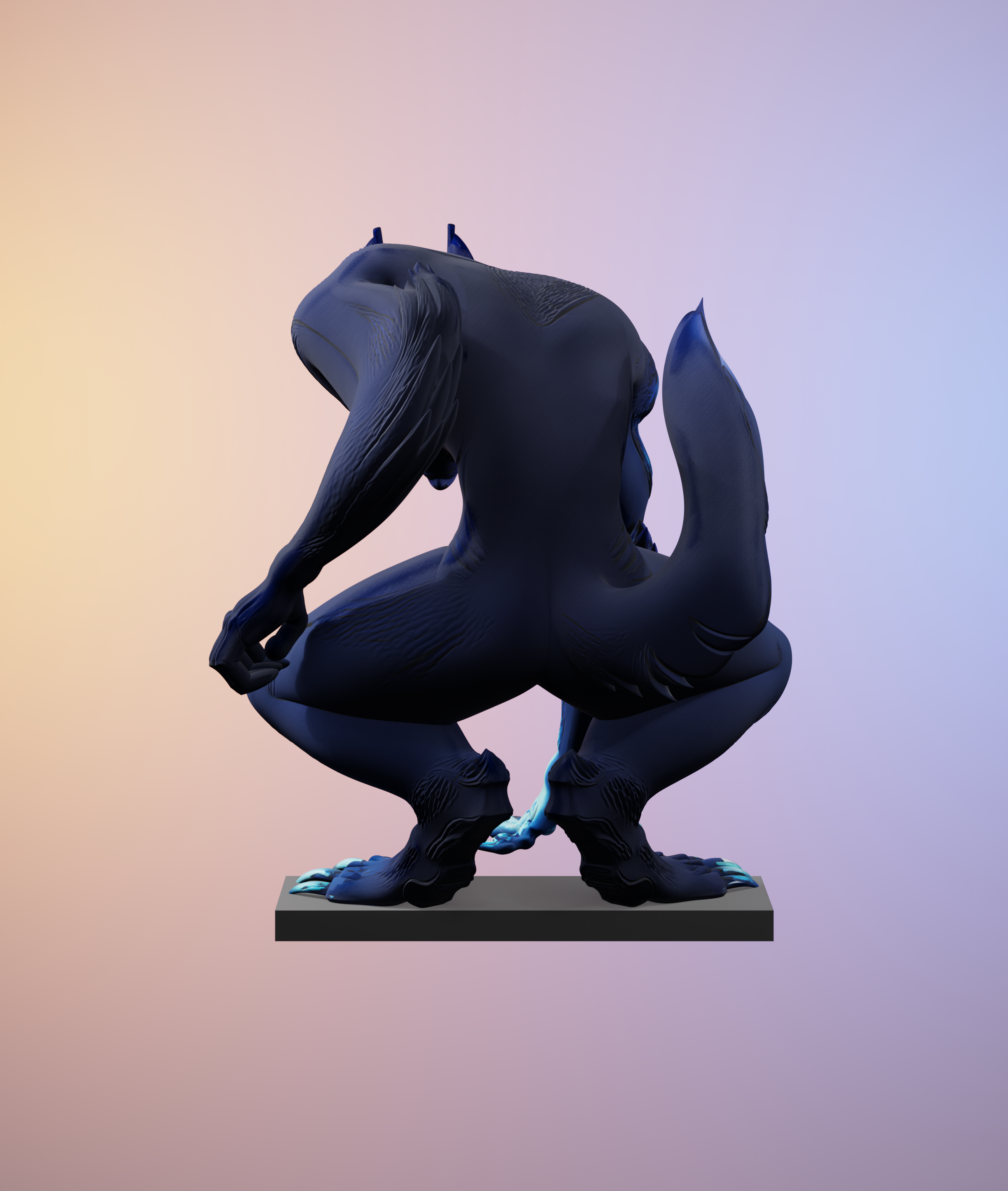 Мистический оборотень: Страж неоновой луны (STL)