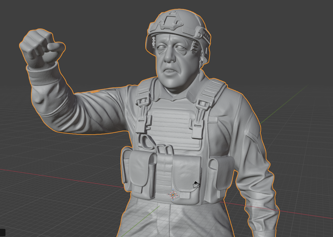 3D модель Статуэтка Пригожина