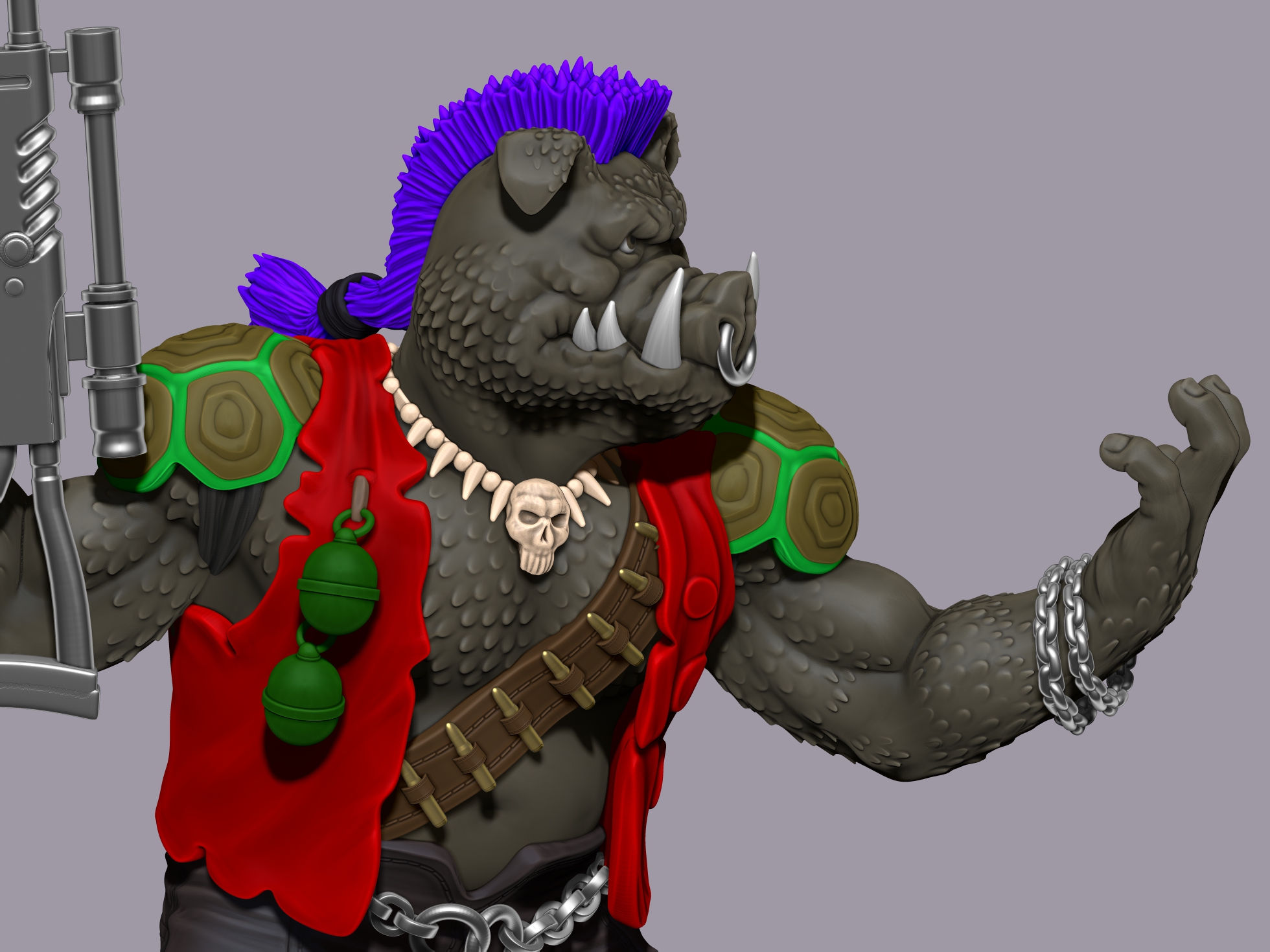 Бибоп TMNT 1987 для 3д печати STL