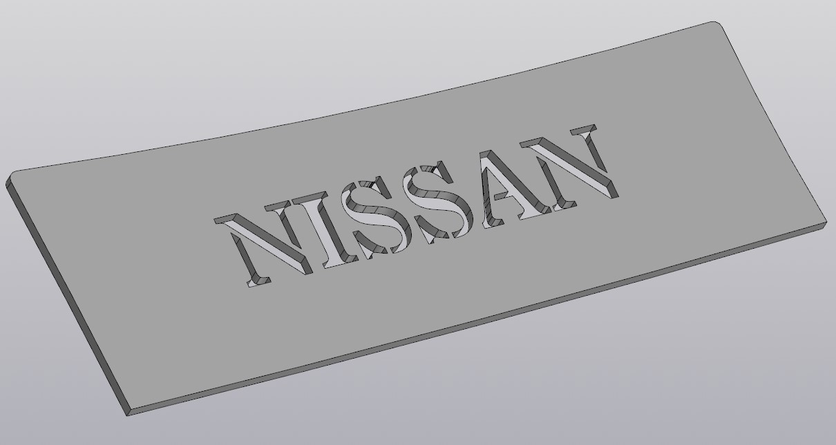 Решётка жабо Nissan Terrano