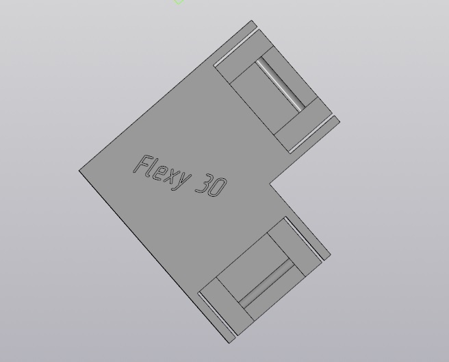 Соединительный элемент Flexy 30 мм 90°