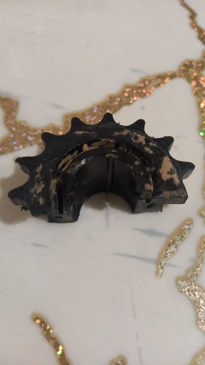 Шестеренка-звездочка на цепь форматника