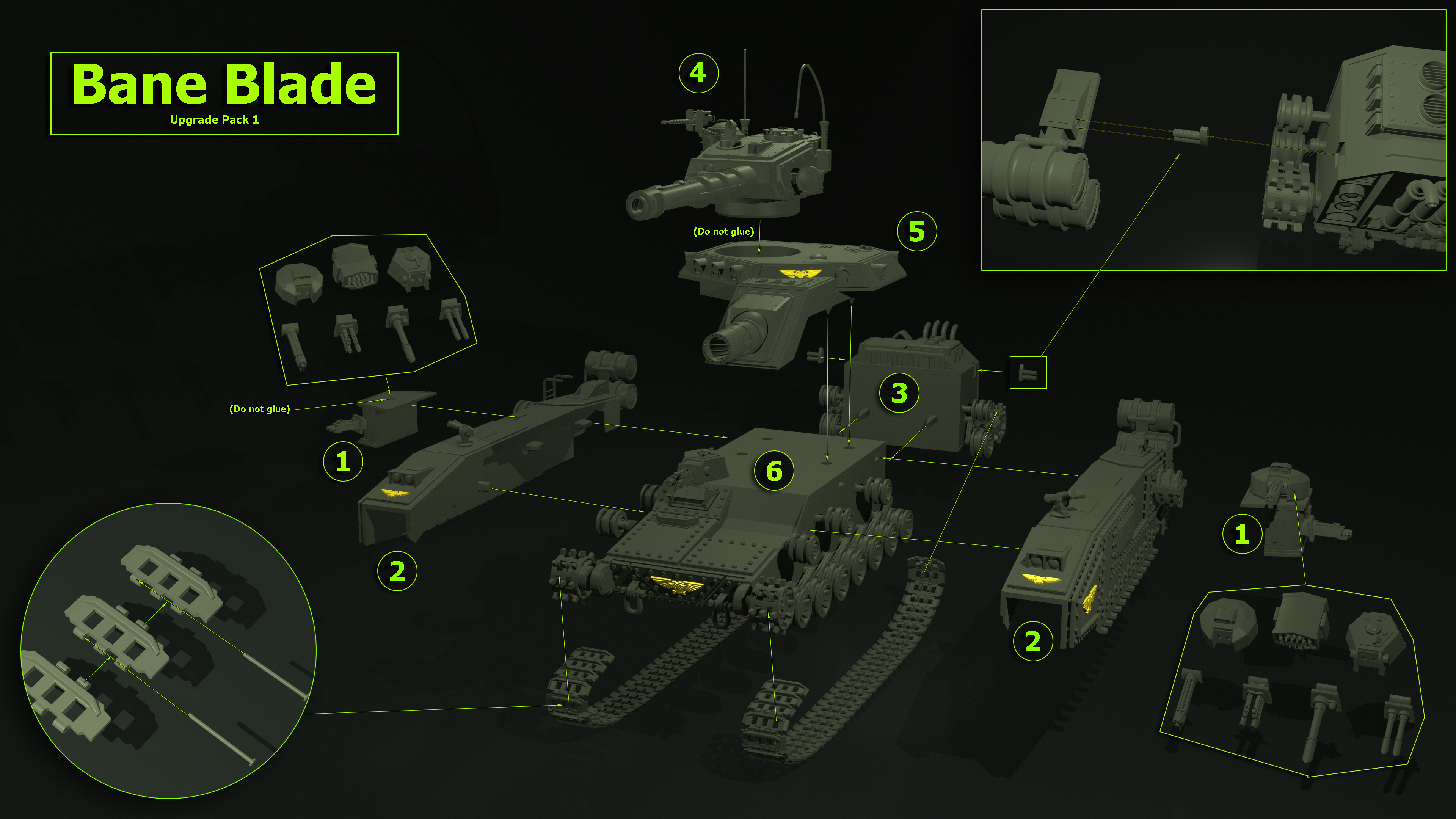 BaneBlade тяжелый танк Warhammer 40k
