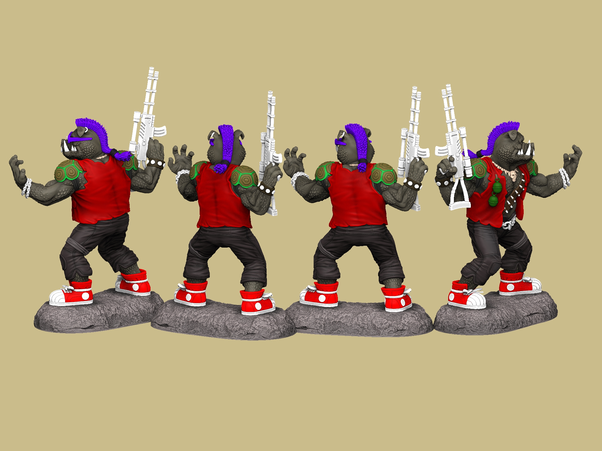 Бибоп TMNT 1987 для 3д печати STL