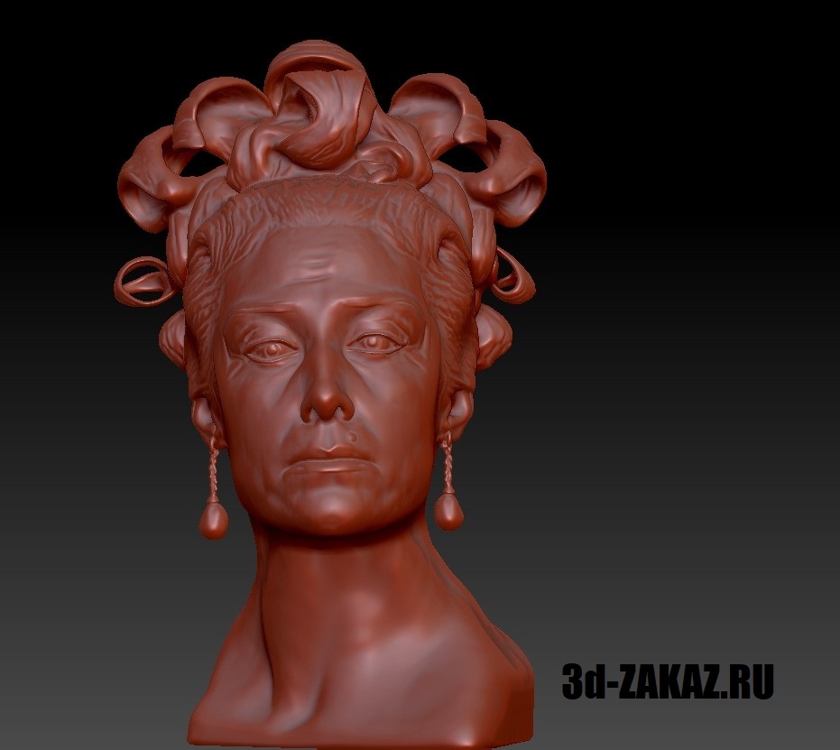 Майя Плисецкая  3Д модель бюста