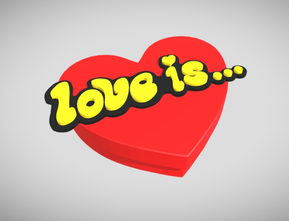 Подарочная коробка Love is...