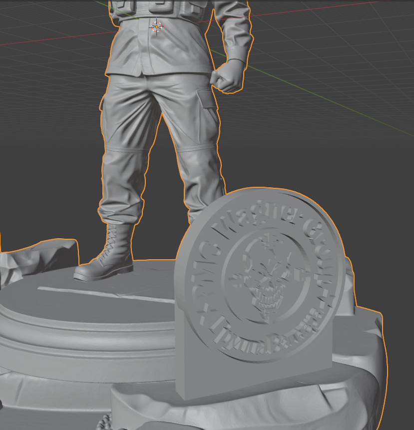 3D модель Статуэтка Пригожина