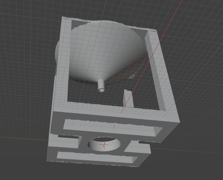 3д модель Кронштейн для перелива фотополимерной смолы