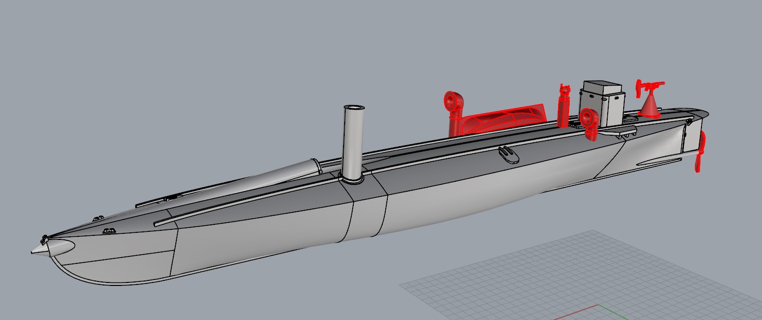 Миноноска  Ярроу в  РИФ   1/200