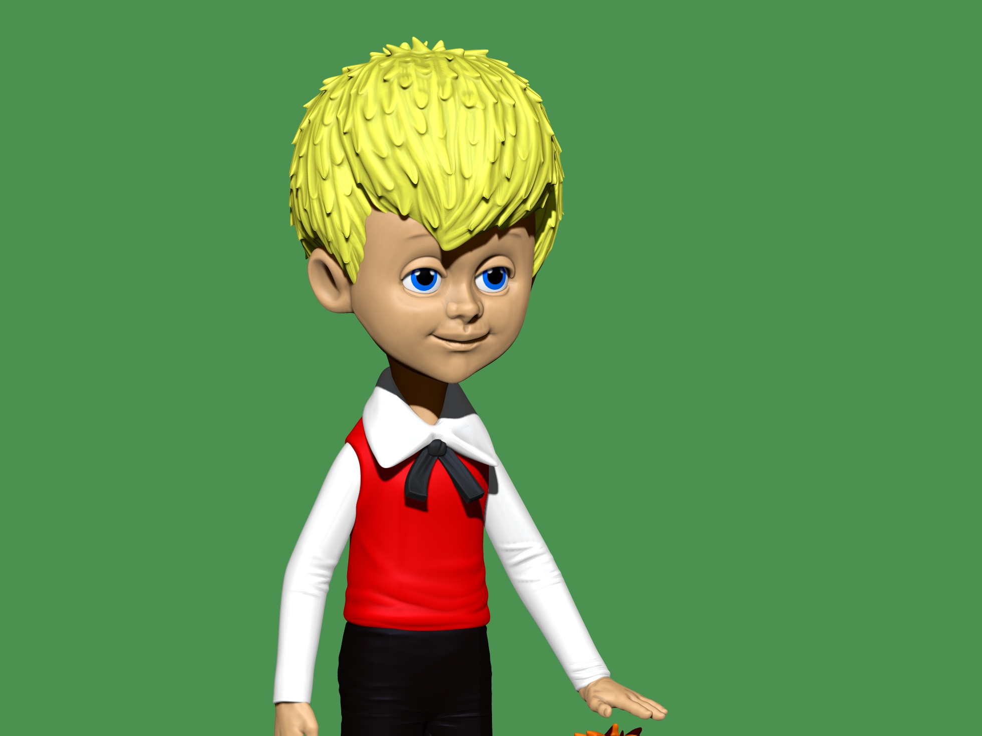 Малыш с собачкой из  м-ф " Карлсон, который живёт на крыше" для 3д печати STL