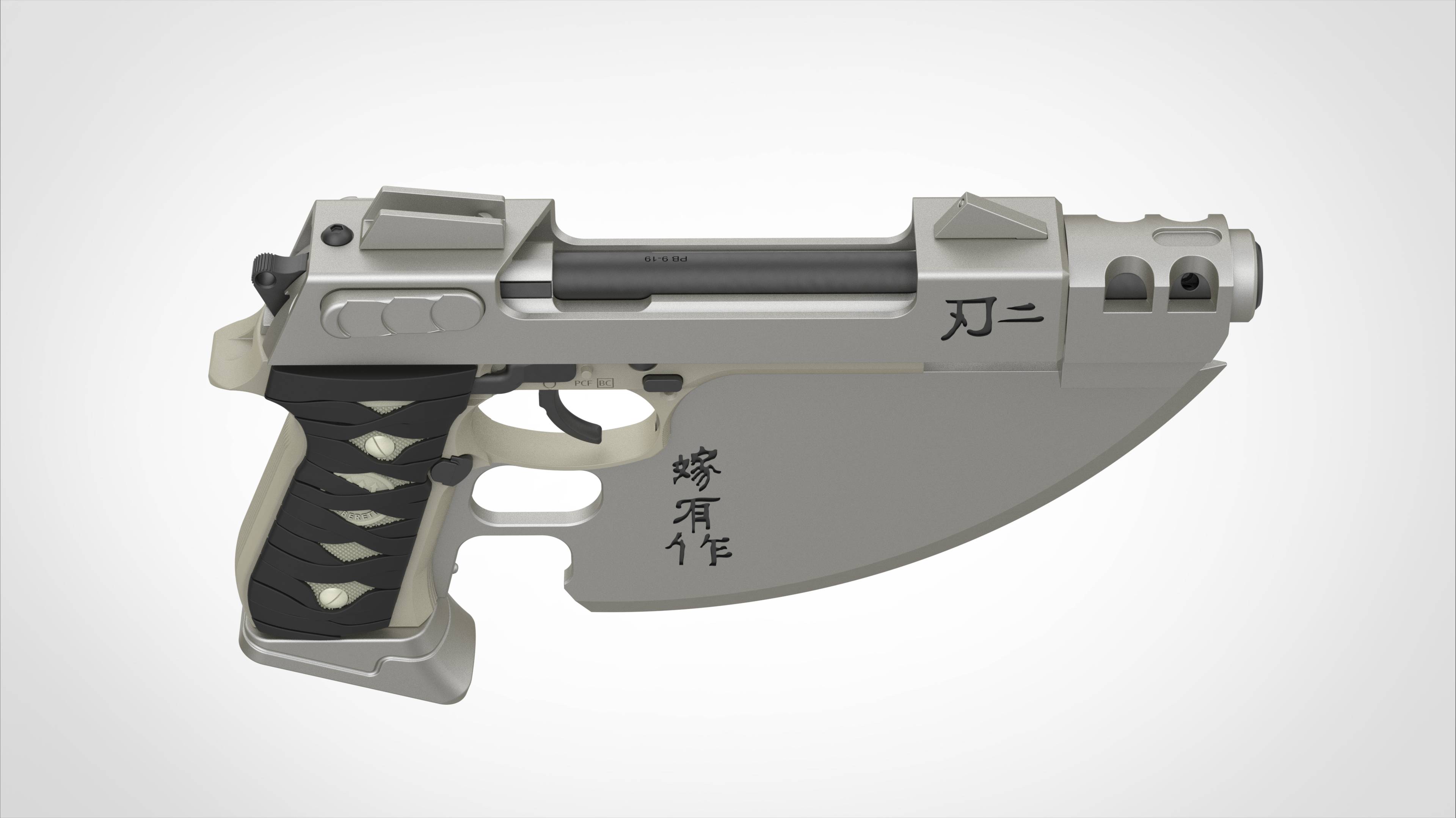 Модифицированный пистолет Beretta 92FS из кинофильма Блейд 2