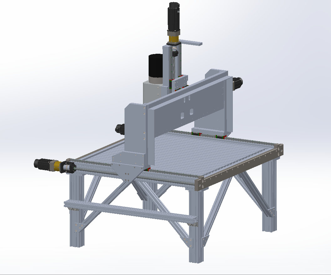 3D модель фрезерного станка с чпу - фрезерный станок с чпу №5
