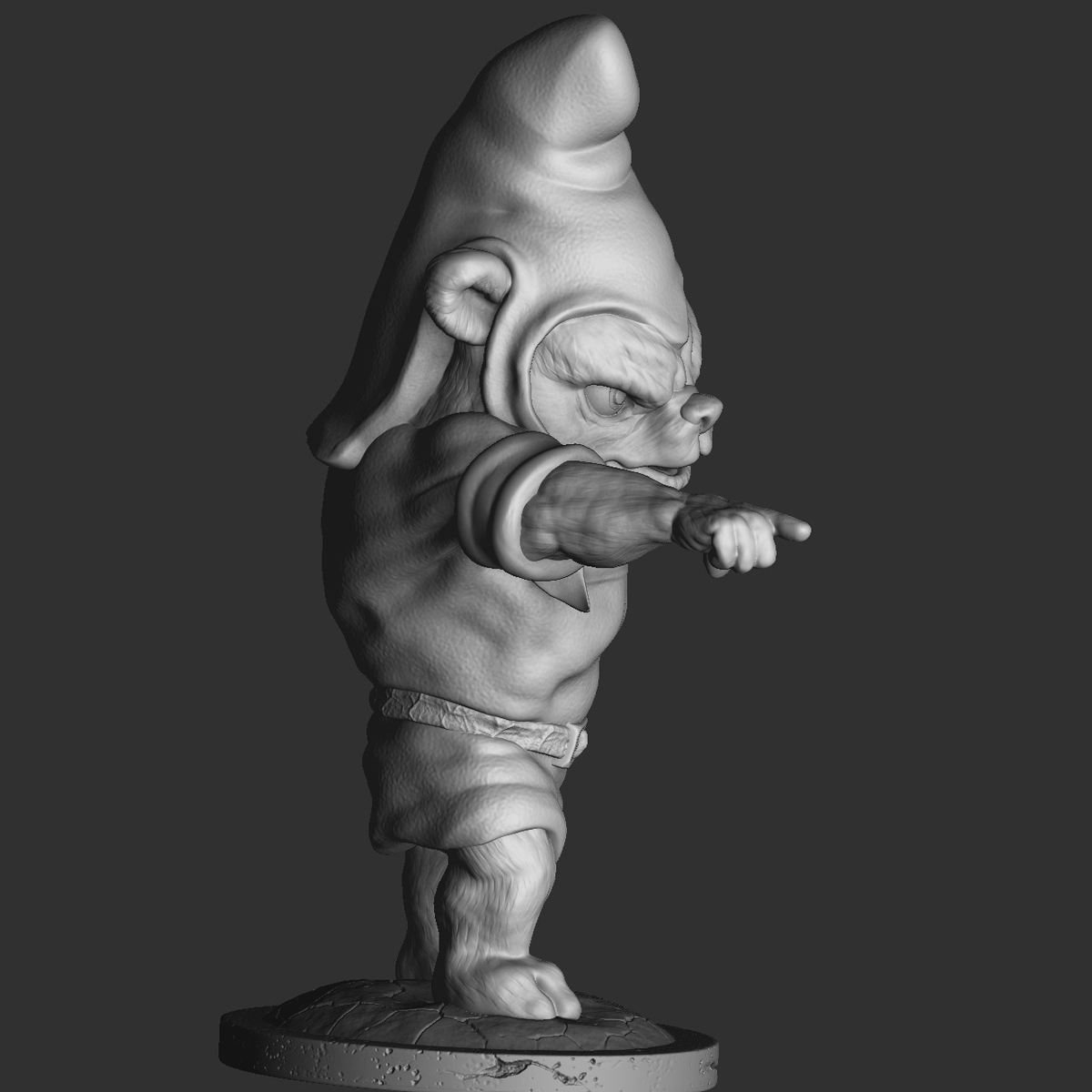 Ворчун из мультсериала "Мишки Гамми". Для 3D печати. STL.