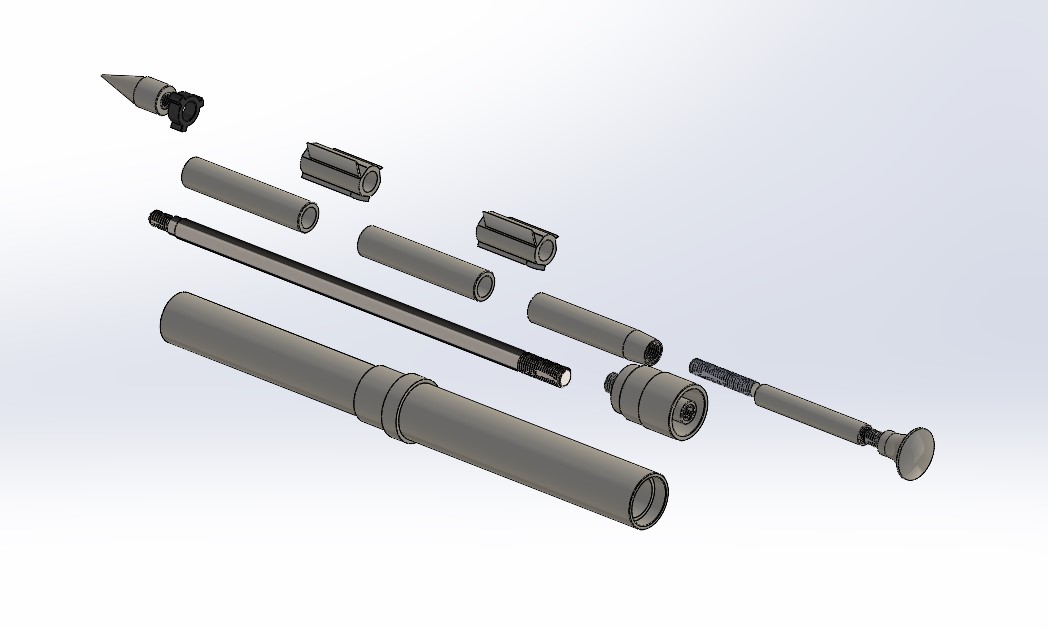 Внутренняя ось распылителя MG300 TRIBO в сборе
