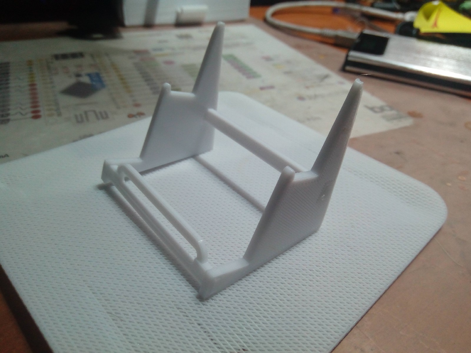 Подставка под визитки двойная разборная