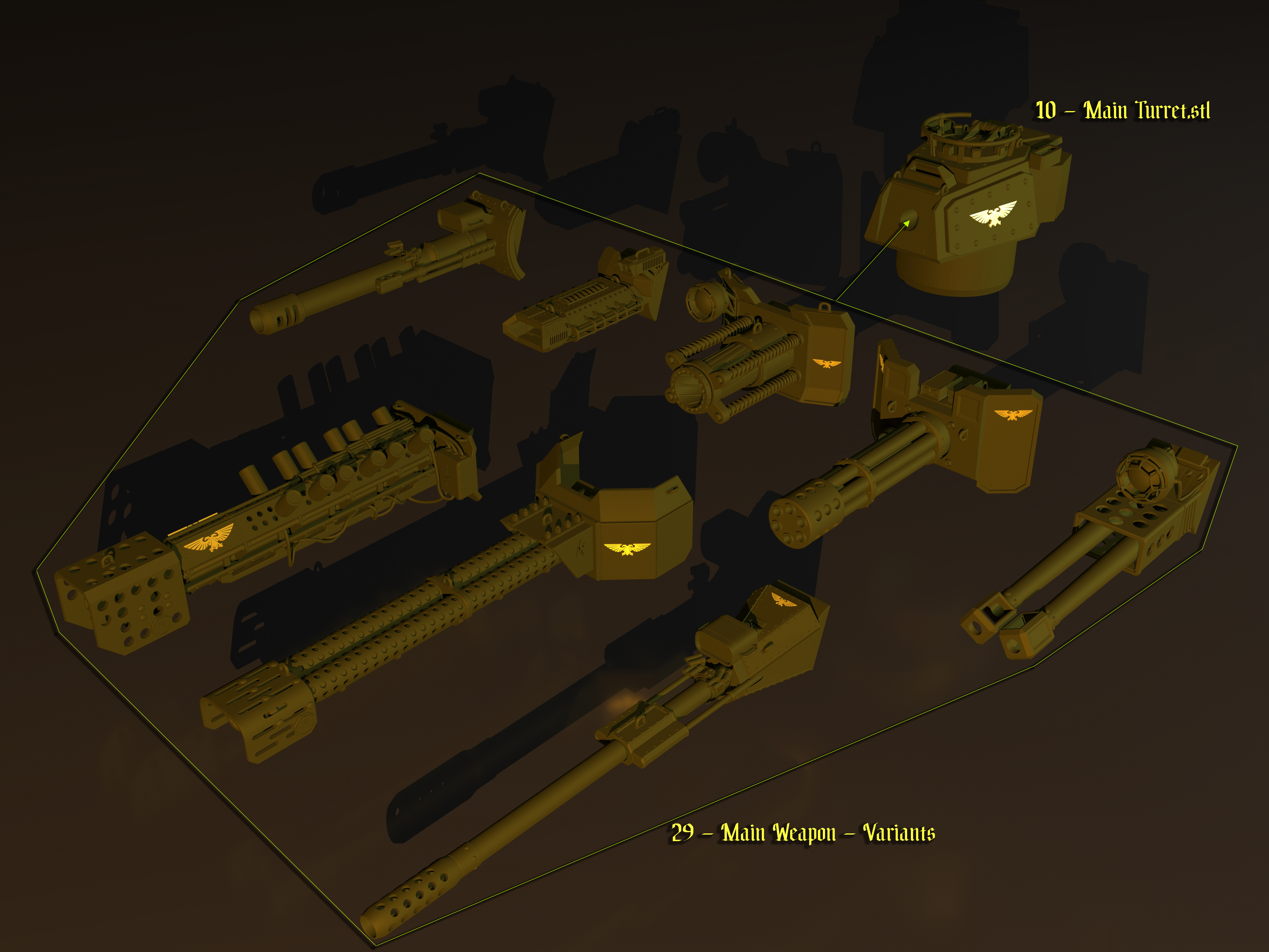 Leman Russ танк имперской гвардии Warhammer 40000