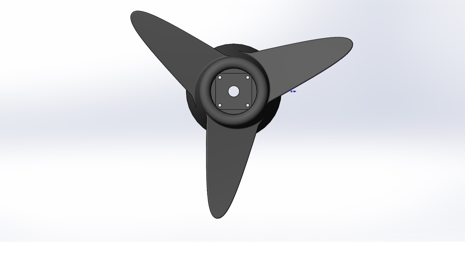 Продажа 3D-модели "Гребной винт для лодочного электромотора Protruar 1"