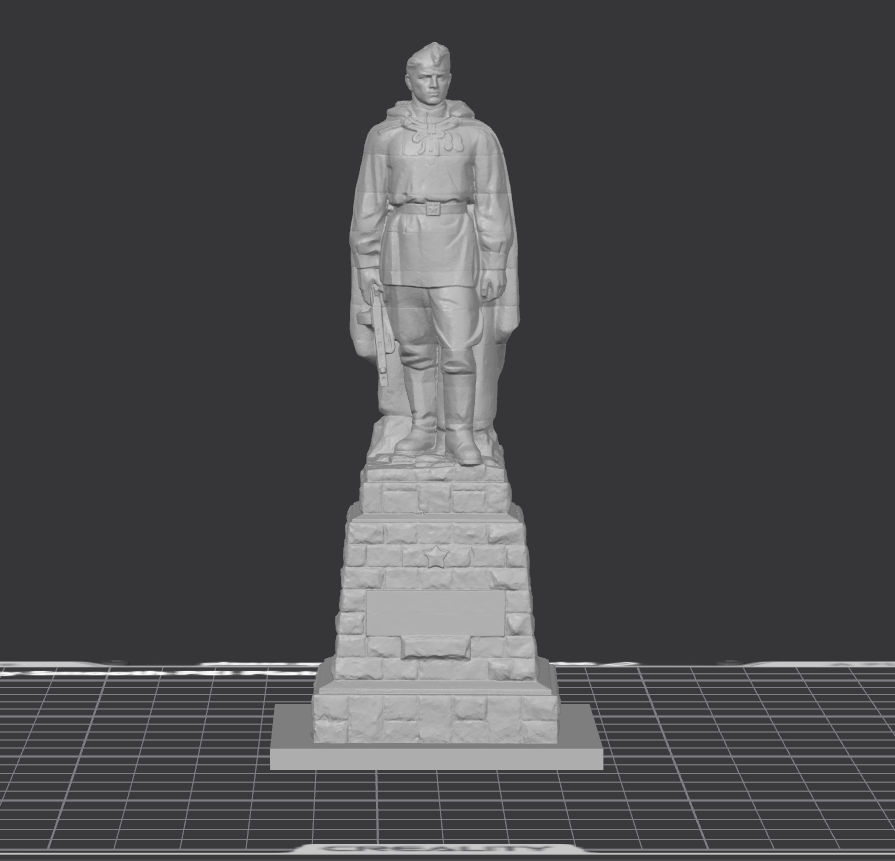 3D-модель памятника «Алёша»