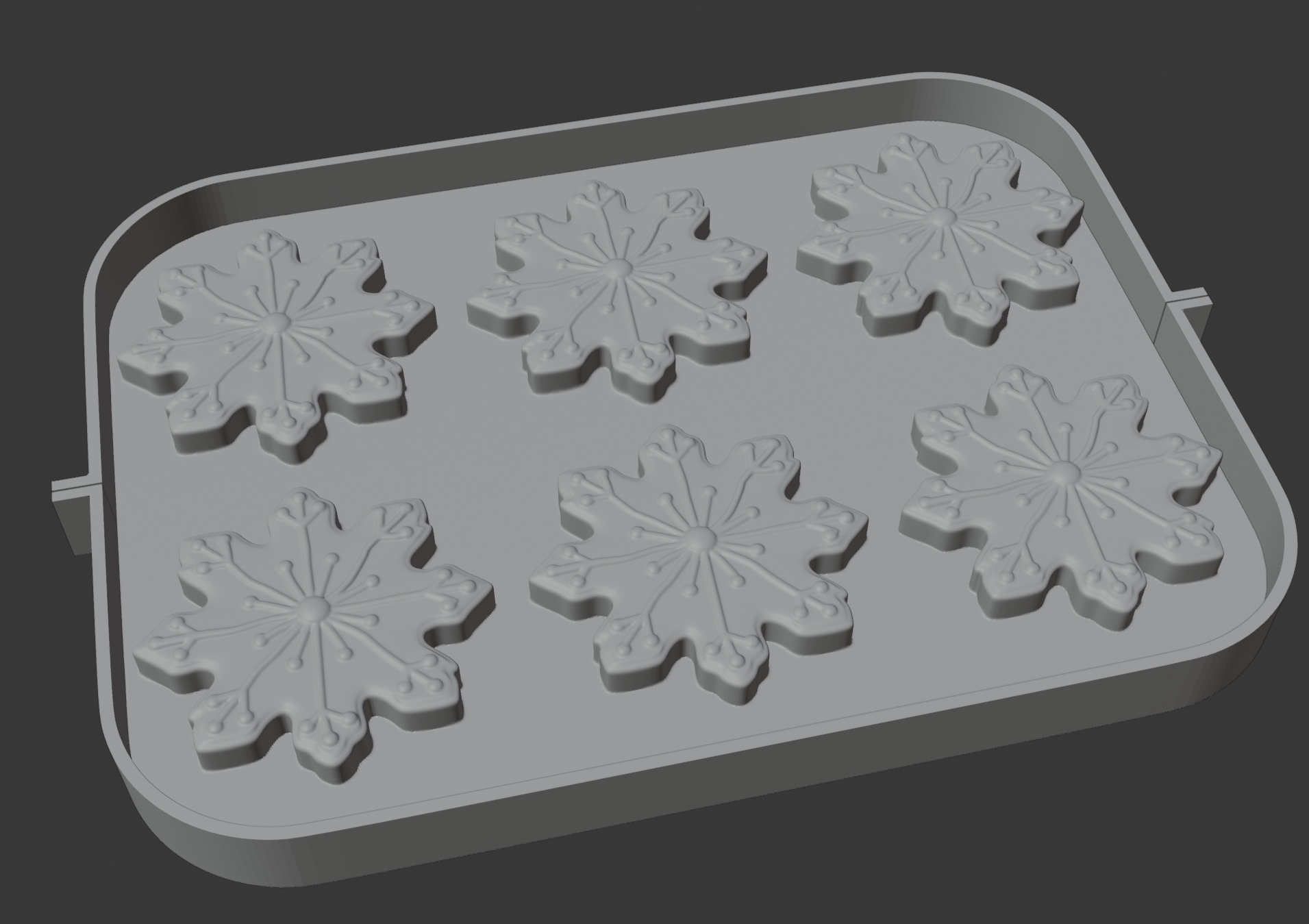 3D модели вырубок для печенья с тиснением