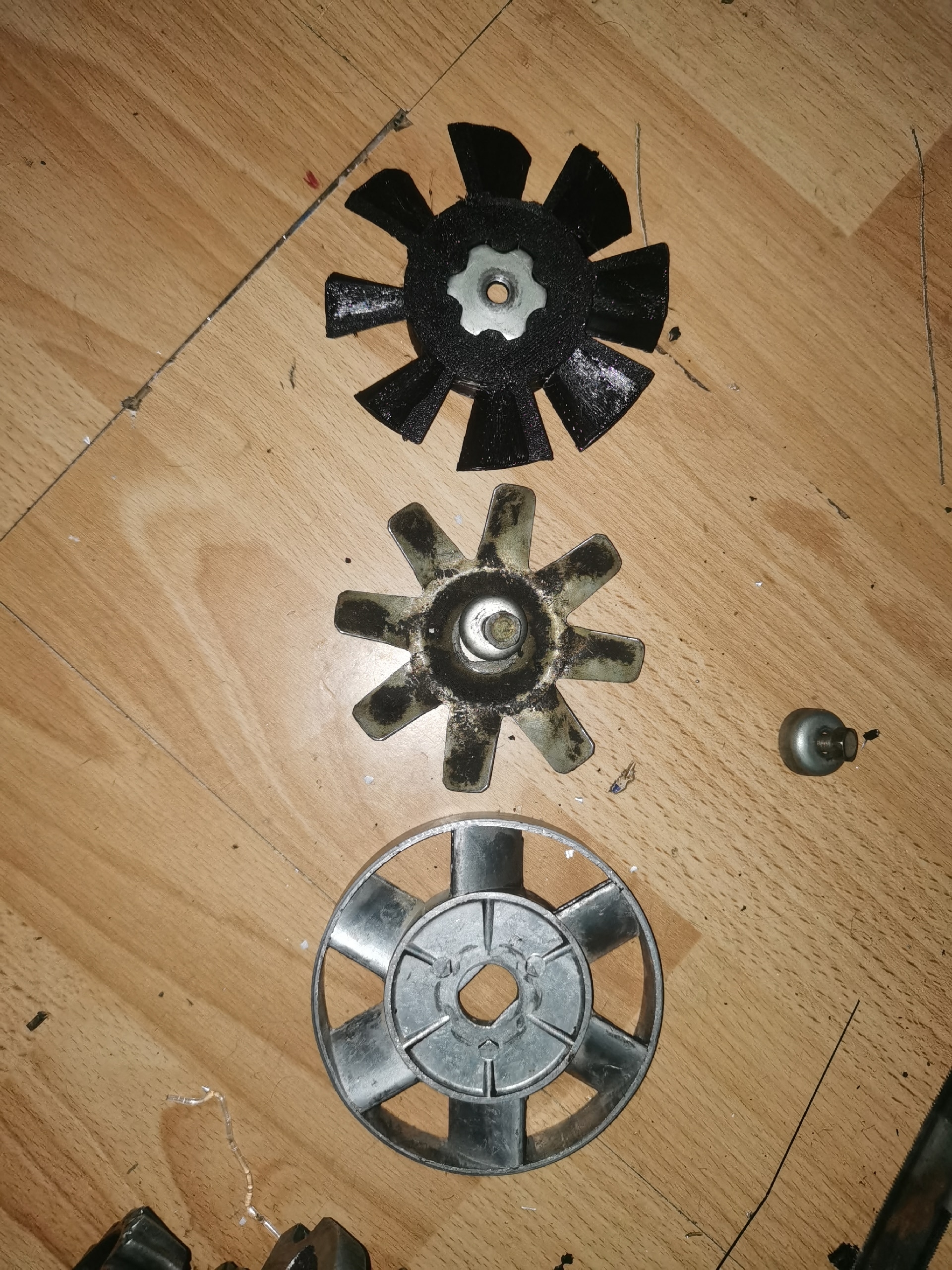 увеличенная крыльчатка генератора Урал Днепр г424