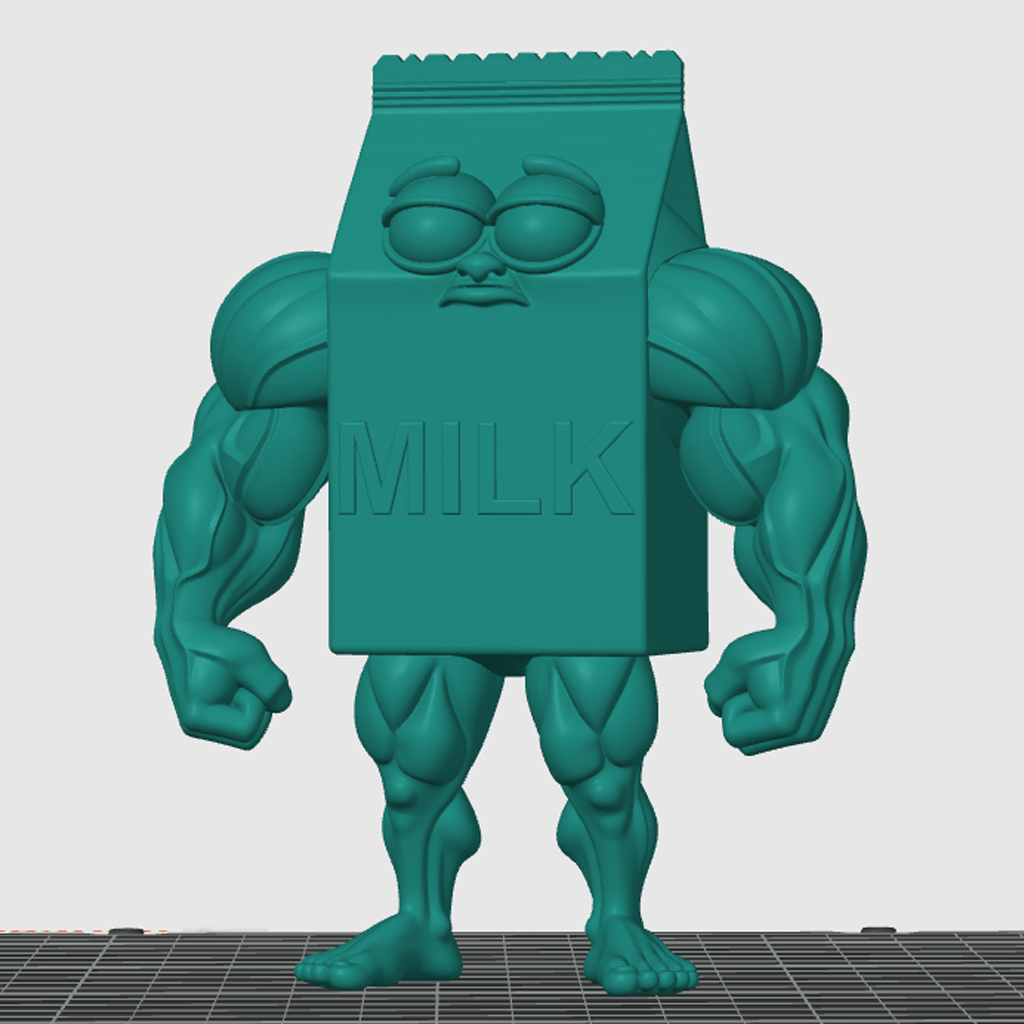 3D-модель "Молочный качок"