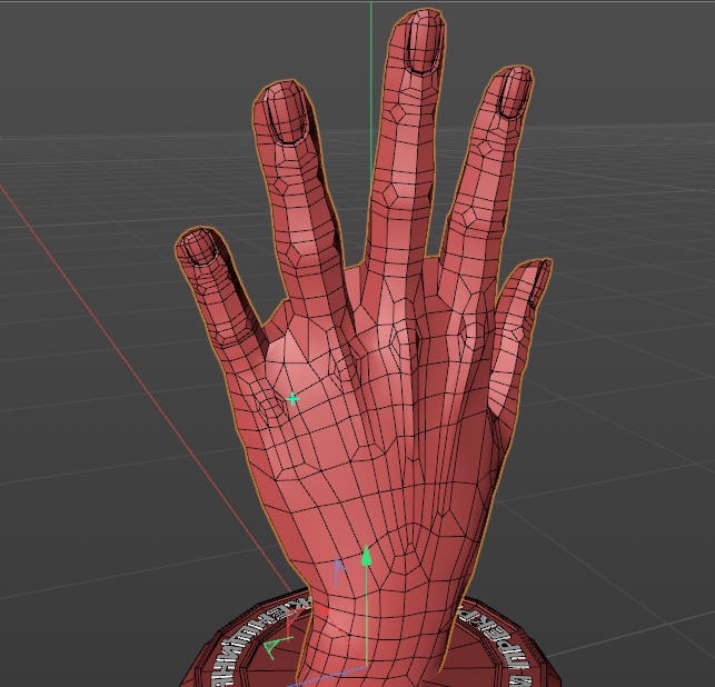 Подставка с рукой для украшений