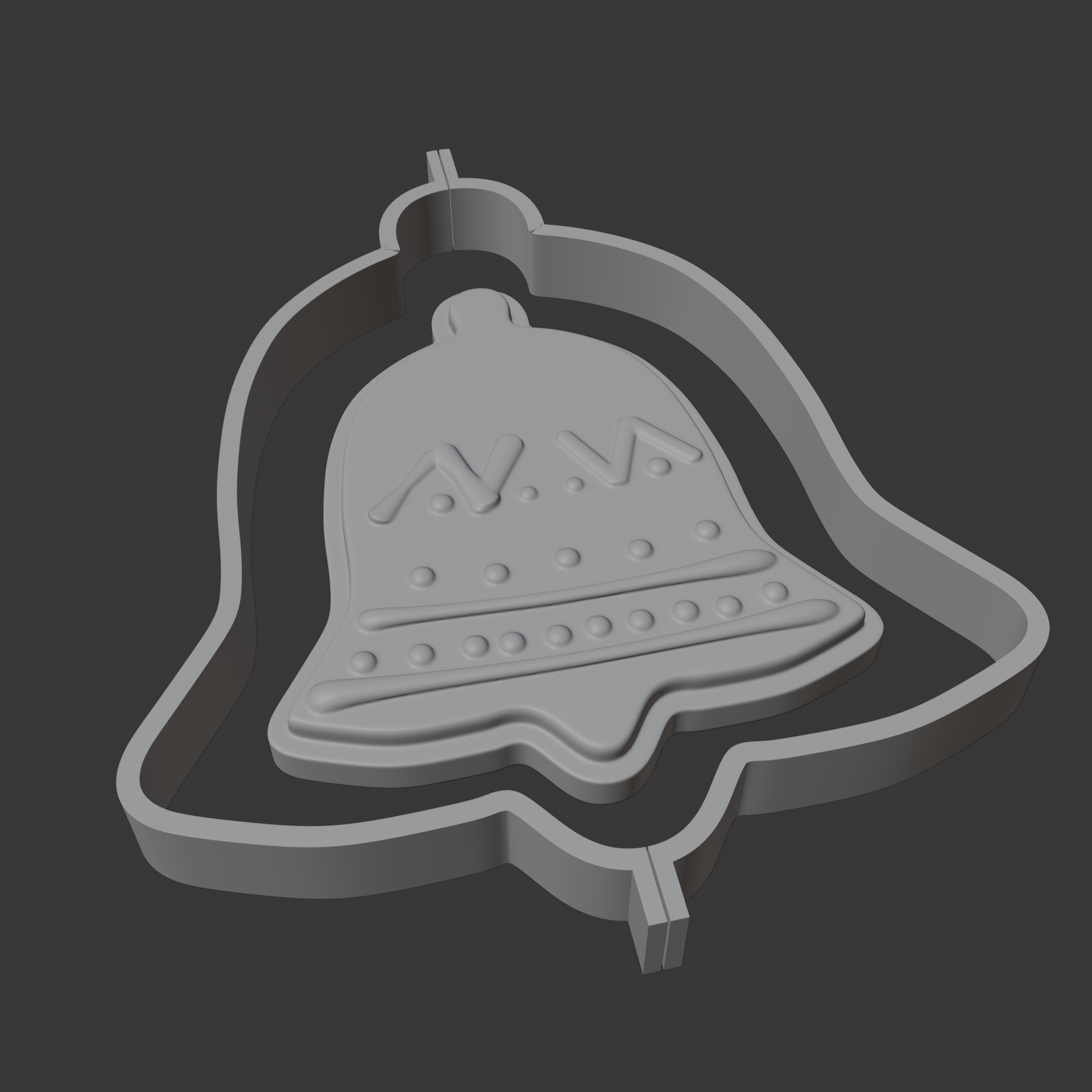 3D модели вырубок для печенья с тиснением