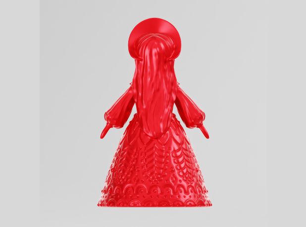 3д модель фигурка Красна девица