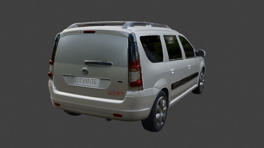 Гибрид машин: перед Лада Ларгус, зад Шкода Йети \ Hybrid Car Model: Largus Body x Yeti Face.