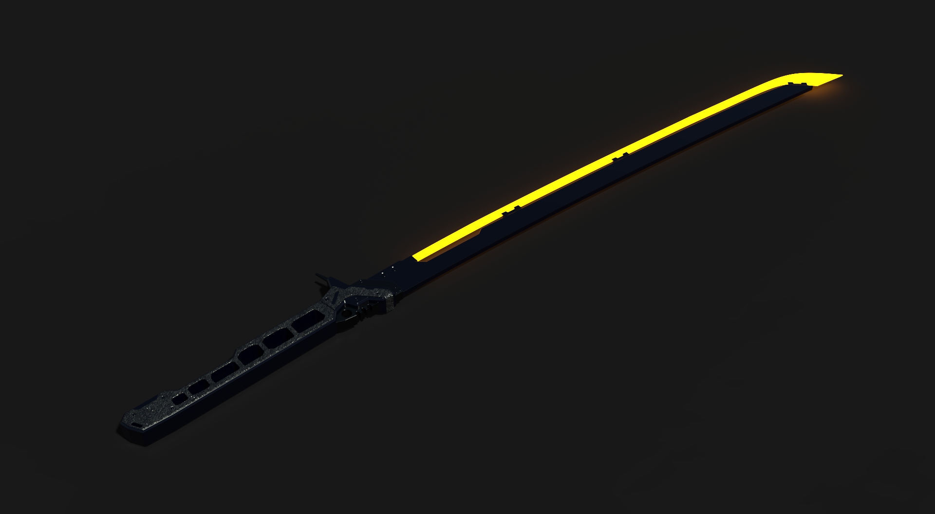 Cyberpunk 2077 Thermal Katana 3d model