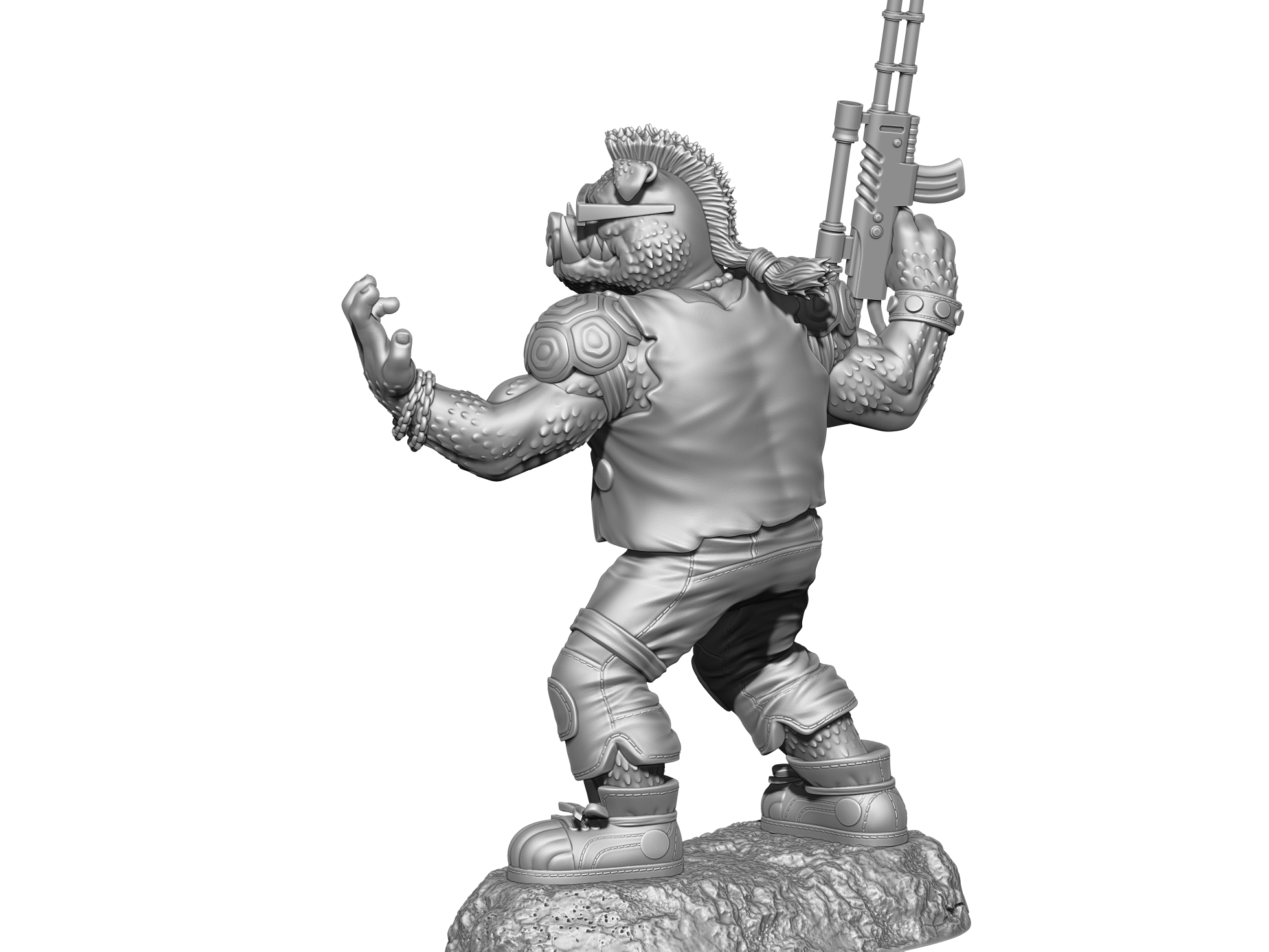 Бибоп TMNT 1987 для 3д печати STL