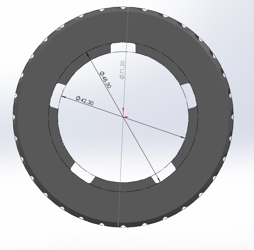 Ведомая шестерня откатных ворот