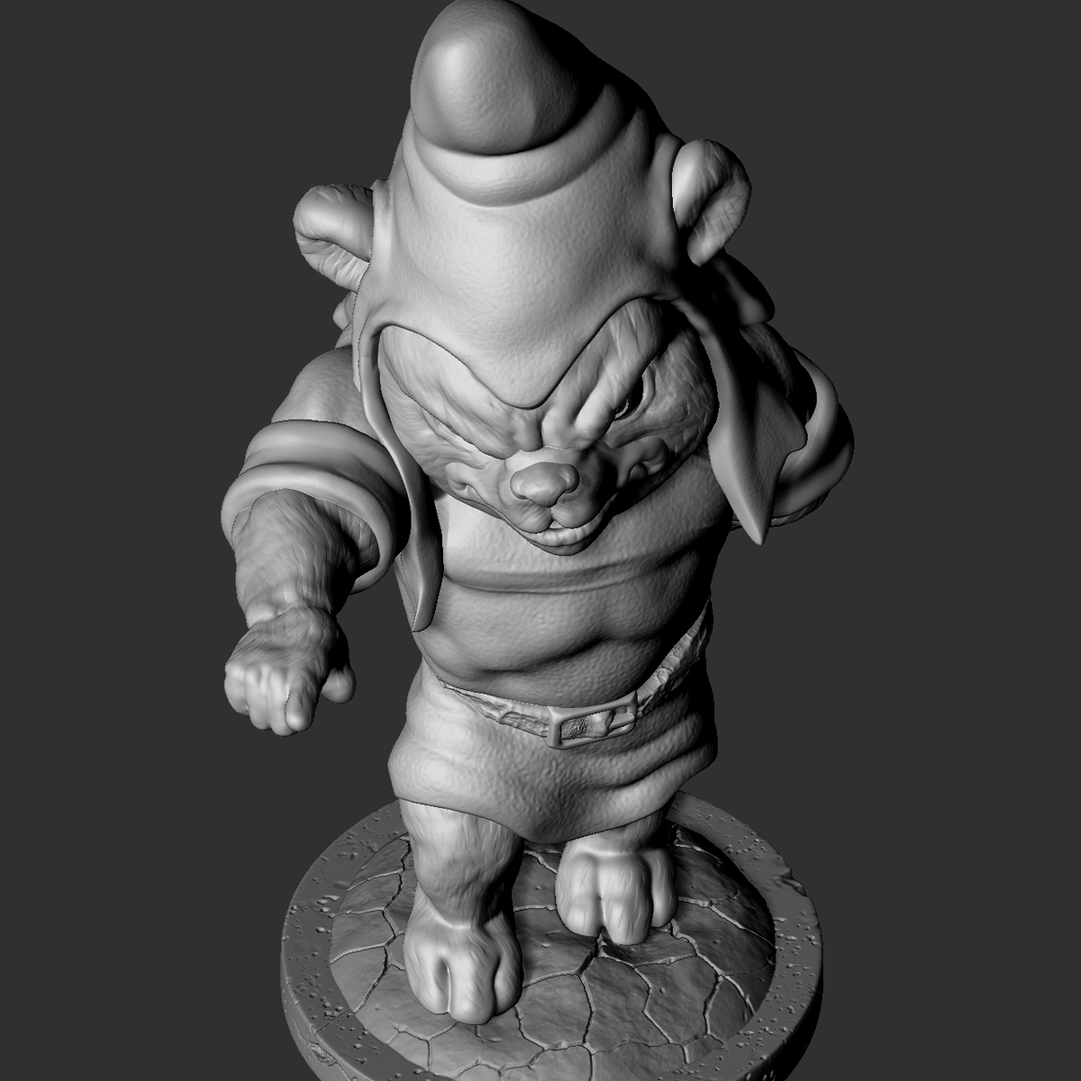 Ворчун из мультсериала "Мишки Гамми". Для 3D печати. STL.