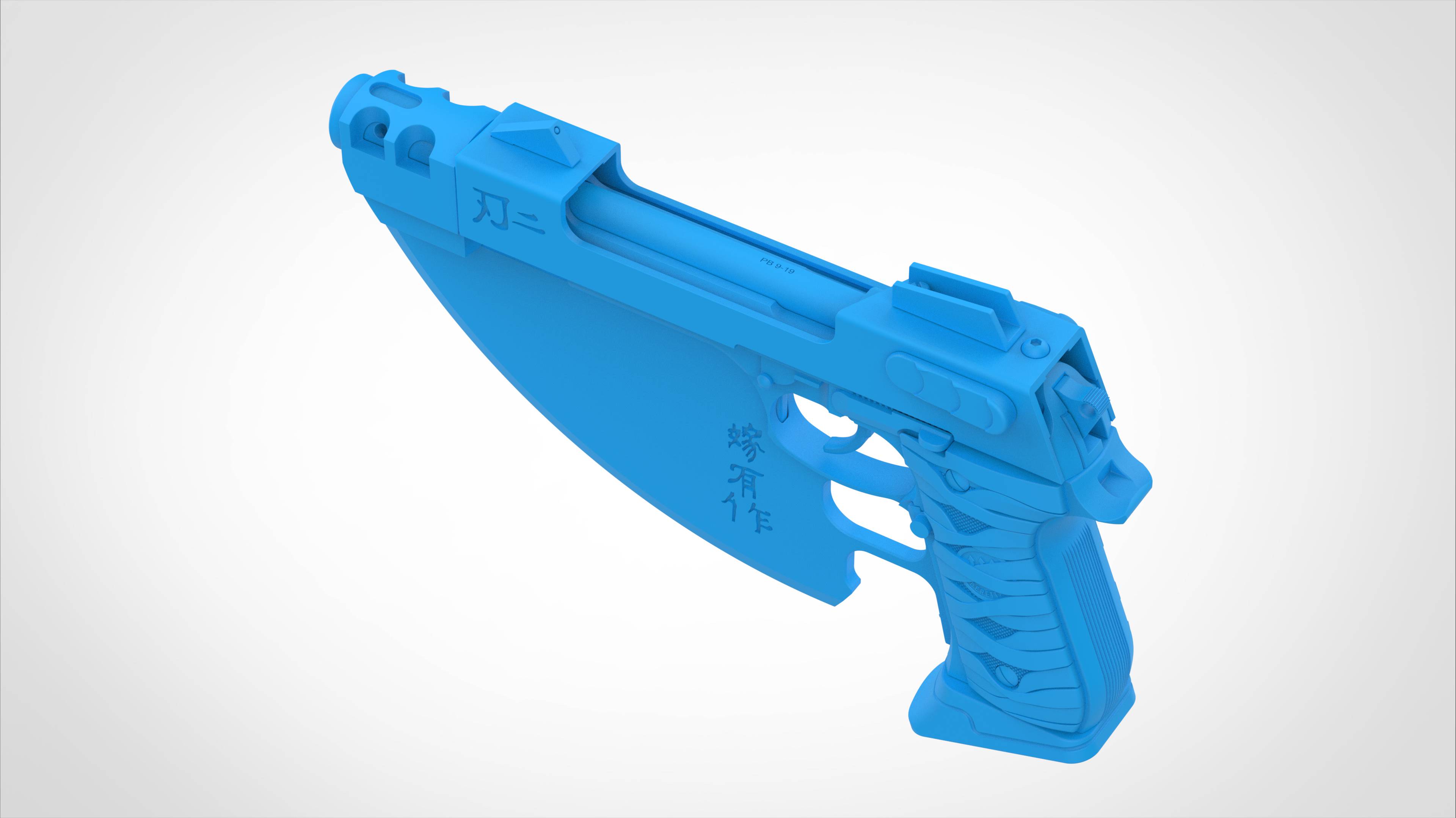 Модифицированный пистолет Beretta 92FS из кинофильма Блейд 2