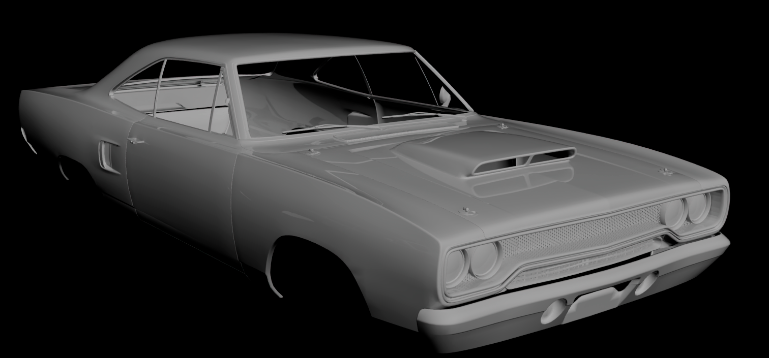 RC кузов 1:10 Plymouth Roadrunner